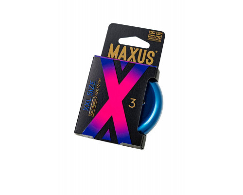 Презервативы Maxus XXL,  латекс, увеличенный размер 3 шт.