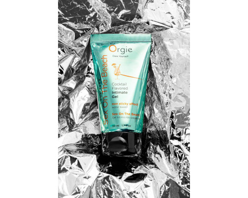 Интимный гель Orgie LUBE TUBE на водной основе, со вкусом коктейля секс на пляже, 50 мл