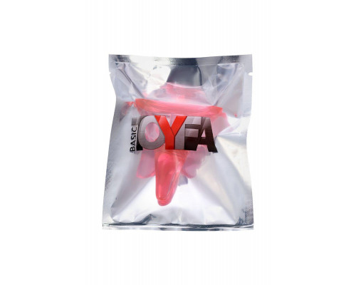 Анальная втулка TOYFA Basic, ABS пластик, красный, 6,5 см, Ø 2,5 см