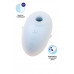 Вакуум-волновой стимулятор клитора с вибрацией Satisfyer Cutie Ghost, силикон, голубой, 9,1 см