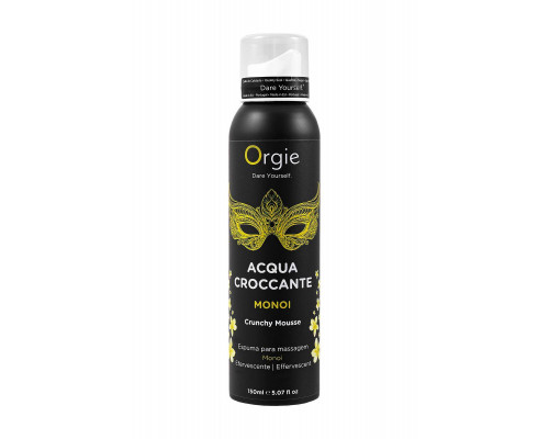 Шипучая пена для массажа Orgie Acqua Croccante Monoi, аромат масла моной, 150 мл