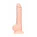Фаллоимитатор RealStick Silicone Kit H, сайлекспан, телесный, 18 см
