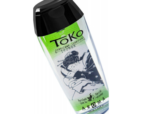 Лубрикант Shunga Toko Aroma на водной основе, груша и зеленый чай, 165 мл