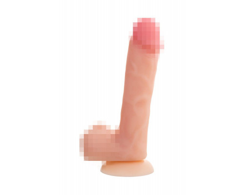 Фаллоимитатор RealStick Silicone Ryan G, силикон, телесный, 22,5 см