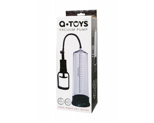 Помпа для пениса A-Toys by TOYFA, PVC, прозрачный, 27,5 см