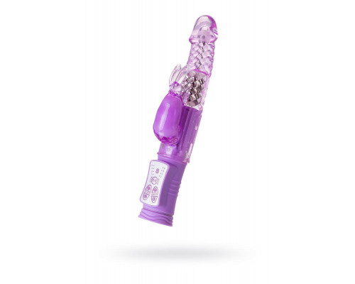 Вибратор с клиторальным стимулятором A-Toys by TOYFA High-Tech fantasy, TPE, фиолетовый, 22, 5 см