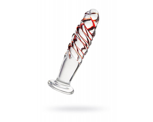 Анальная втулка Sexus Glass, стекло, прозрачная, 15,5 см, Ø 3,5 см