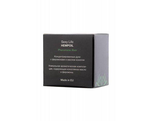 Ароматическое масло с феромонами Sexy Life мужские, Hemp Oil Pheromone 5 мл