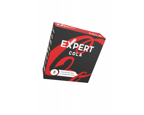 Презервативы EXPERT Cola, аромат Колы , 3 шт