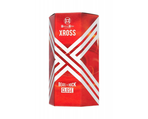 Мастурбатор нереалистичный MensMax XROSS BEADS×ROCK CLOSE, TPE, прозрачный, 14,2 см