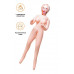 Кукла надувная Dolls-X by TOYFA Lilit, блондинка, с тремя отверстиями, 150 см