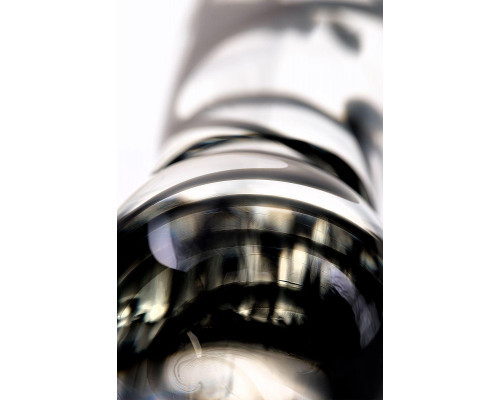 Двусторонний фаллоимитатор Sexus Glass, стекло, прозрачный, 20,5 см