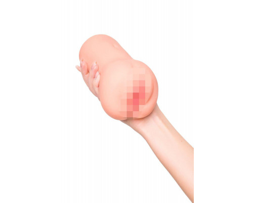 Мастурбатор реалистичный KOKOS BELLANA ONAHOLE с вибрацией, TPR, телесный, 16 см