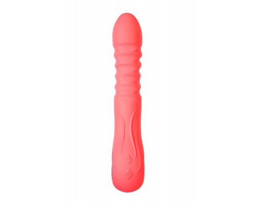 Стимулятор с функцией UP&DOWN Flovetta Flox, силикон, коралловый, 21,5 см