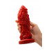 Вибратор Black&Red by TOYFA Monster Docus, силикон, красно-черный, 20 см