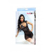 Комбинация и стринги Candy Girl Luscious, кружево, сетка, черный, XL