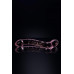 Двусторонний фаллоимитатор Sexus Glass, стекло, розовый, 20,5 см