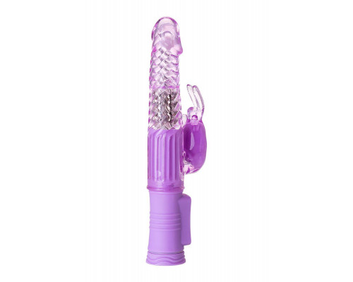 Вибратор с клиторальным стимулятором A-Toys by TOYFA High-Tech fantasy, TPE, фиолетовый, 22, 5 см