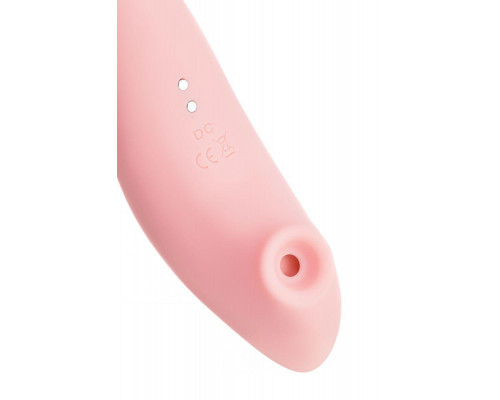 Вакуумный стимулятор Flovetta LILY, силикон, розовый, 13 см