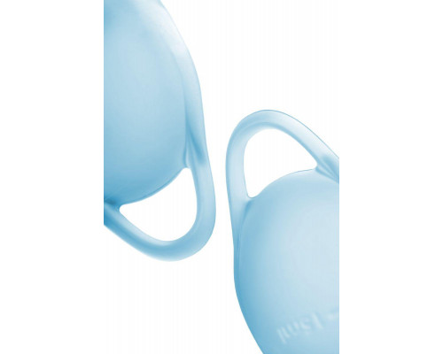 Менструальная чаша Satisfyer Feel Confident, 2 шт в наборе, силикон, голубой