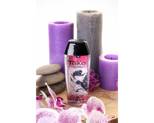 Лубрикант Shunga Toko Aroma на водной основе, клубника и шампанское, 165 мл