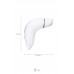Стимулятор клитора Satisfyer Pro Plus Vibration, силикон+ABS пластик, белый, 19 см.