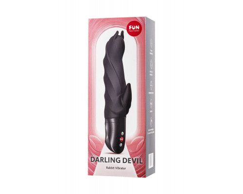 Вибратор Fun Factory DARLING DEVIL, силикон, черный, 20,5 см