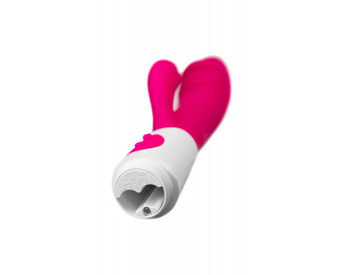 Вибратор с клиторальным стимулятором A-Toys by TOYFA Area, силикон, розовый, 19,5 см