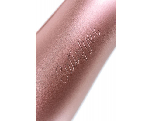 Вакуум-волновой стимулятор клитора Satisfyer Pro 2+, силикон, розовое золото, 15 см