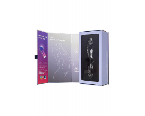 Двусторонний фаллоимитатор Satisfyer Dazzling Crystal 1, стекло, прозрачный, 18,5 см
