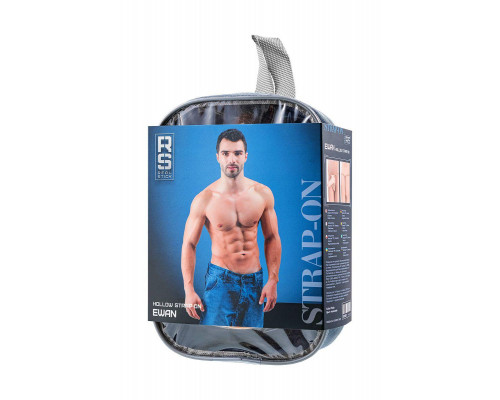 Фаллопротез RealStick Strap-On Ewan, TPE, телесный, 15 см