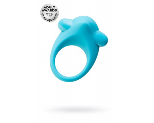 Эрекционное кольцо на пенис TOYFA A-Toys, силикон, голубой, Ø 5,4 см