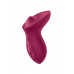 Вибратор с движущимся шариком Satisfyer Exciterrr, силикон, бордовый, 12,5 см