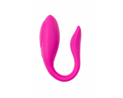 Вибратор для пар A-Toys by TOYFA Dolphy, силикон, розовый, 9,6 см