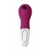 Вакуум-волновой стимулятор клитора с вибрацией Satisfyer Lucky Libra, силикон, бордовый, 15,7 см