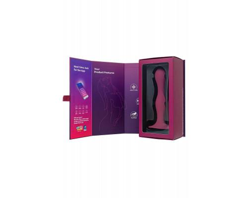 Фаллоимитатор Satisfyer Double Ball-R, силикон, красный, 18 см