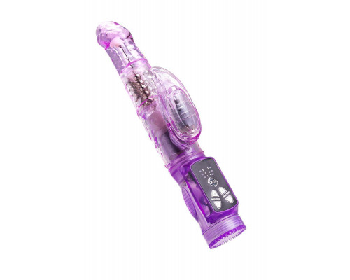 Вибратор с клиторальным стимулятором A-Toys by TOYFA High-Tech fantasy, TPE, фиолетовый, 22 см