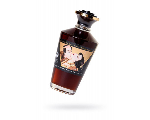 Масло массажное для тела Shunga «Любовный крем латте» (Creamy Love Latte), разогревающее, 100 мл.