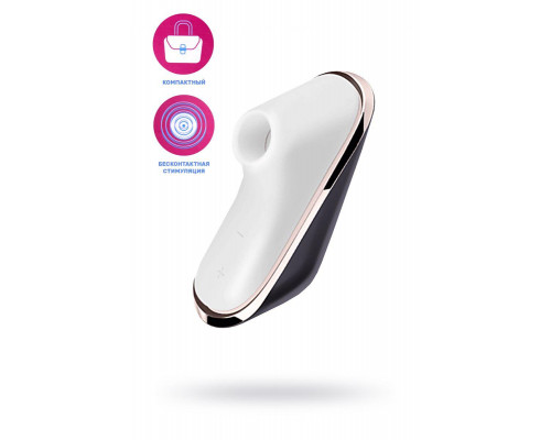 Вакуумно-волновой стимулятор клитора Satisfyer Traveler, силикон, баклажан, 10,7 см