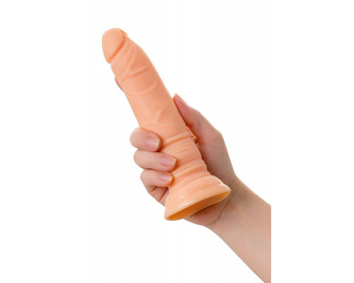 Реалистичный фаллоимитатор A-Toys by TOYFA Krip, TPE, телесный, 18 см