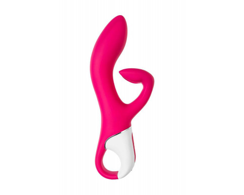 Нереалистичный вибратор Satisfyer Embrace me, силикон, малиновый, 22,5 см