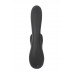 Вибратор с клиторальным стимулятором Satisfyer Double Flex Connect App, черный, силикон, 20 см