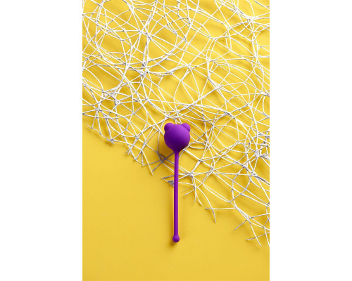 Вагинальный шарик A-Toys by TOYFA Tigo, силикон, фиолетовый, 12,4 см, Ø 2,7 см