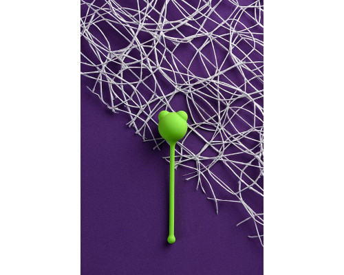 Вагинальный шарик A-Toys by TOYFA Tigo, силикон, зеленый, 12,4 см Ø 2,7 см