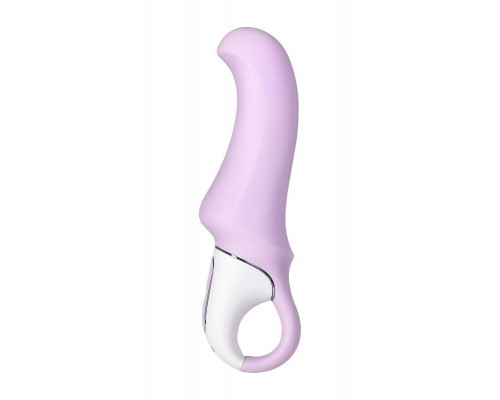 Нереалистичный вибратор Satisfyer Vibes Charming Smile, силикон, фиолетовый, 18,7 см.
