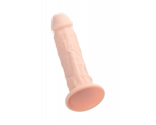 Фаллоимитатор RealStick Silicone Gabriel M, сайлекспан, телесный, 20 см