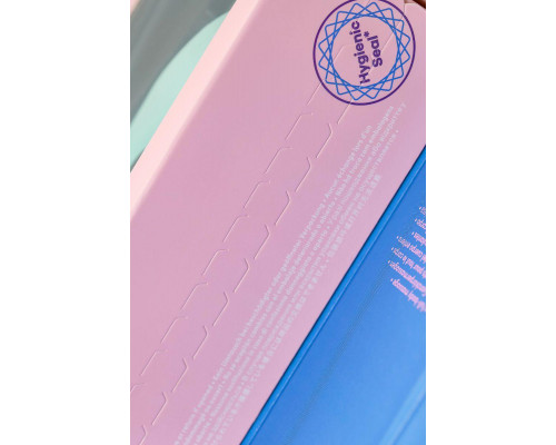 Нереалистичный вибратор Satisfyer Triple Oh, силикон, голубой, 24 см