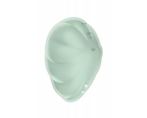 Вакуумный стимулятор клитора Satisfyer Cloud Dancer, силикон, мятный, 9 см