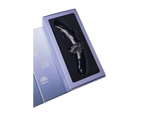 Двусторонний фаллоимитатор Satisfyer Double Crystal, стекло, прозрачный, 19,5 см