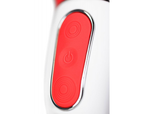 Нереалистичный вибратор Satisfyer Vibes Power Flower, силикон, красный, 18,8 см.